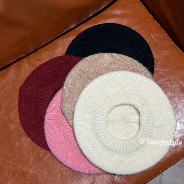 Tangostyle小众ins风韩版保暖女士贝雷帽