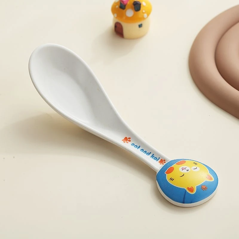 辅食勺09号（以实物为准）可爱家用创意吃饭网红幼儿防摔便携餐勺