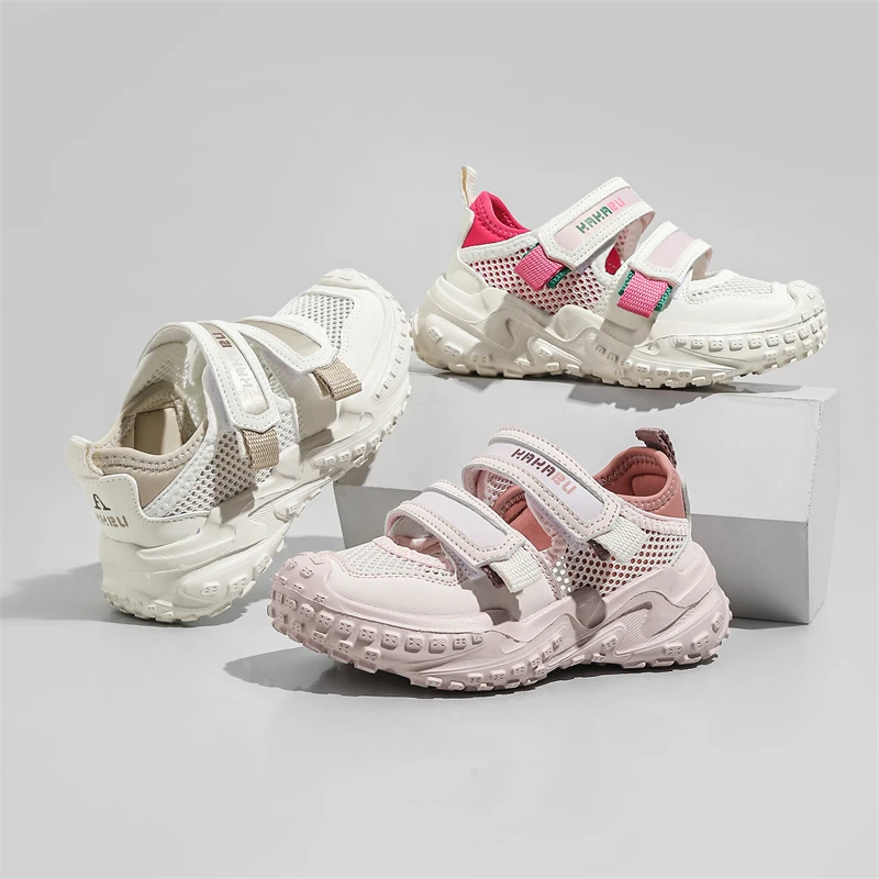 童鞋儿童透网鞋轻便防滑2024夏季新款包头女童凉鞋男童运动鞋