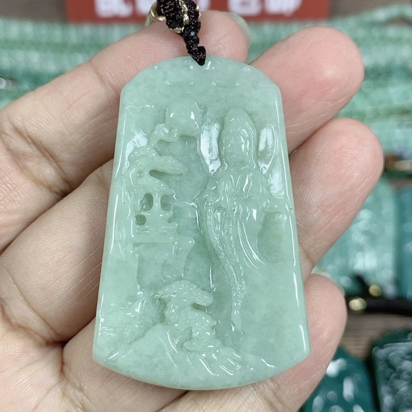 【闪购商品】翡翠颈饰未镶嵌玉吊坠