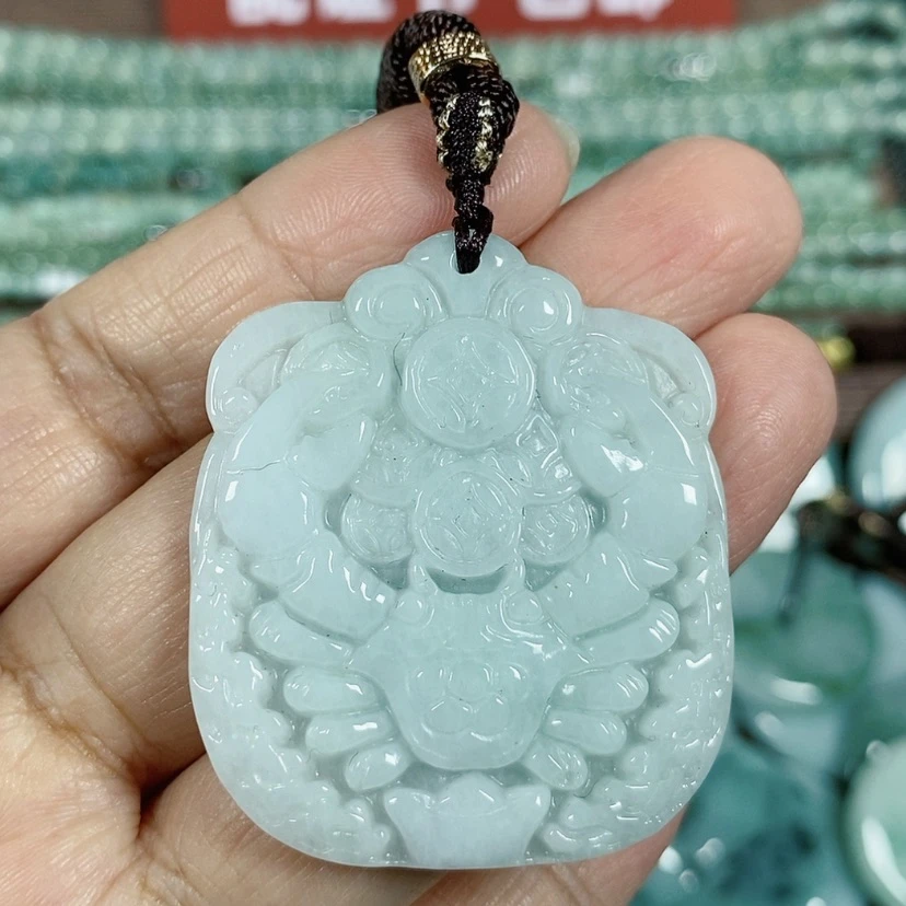 【闪购商品】翡翠颈饰未镶嵌玉吊坠八方来财