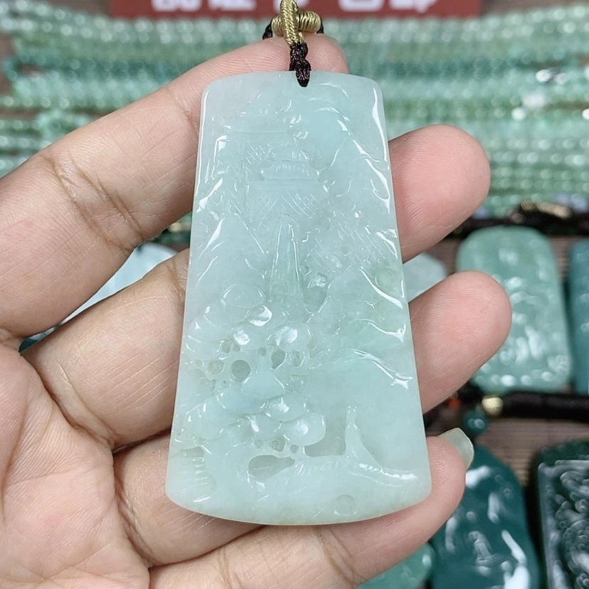 【闪购商品】翡翠颈饰未镶嵌玉吊坠