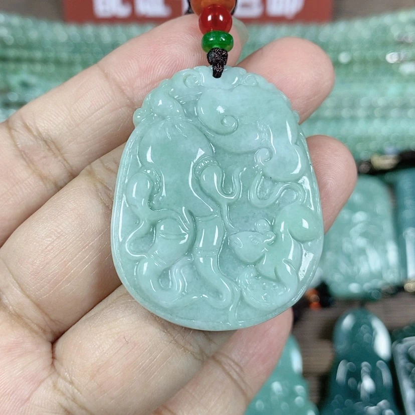 【闪购商品】翡翠颈饰未镶嵌玉吊坠