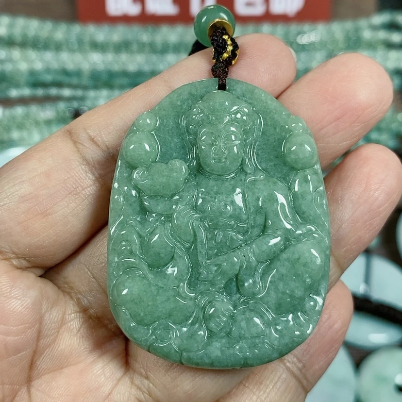 【闪购商品】翡翠颈饰未镶嵌玉吊坠如意观音