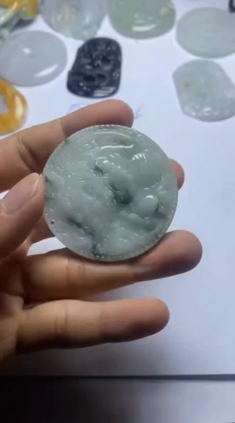 【闪购商品】翡翠颈饰未镶嵌天然A货翡翠 有瑕疵 仔细听主播讲解