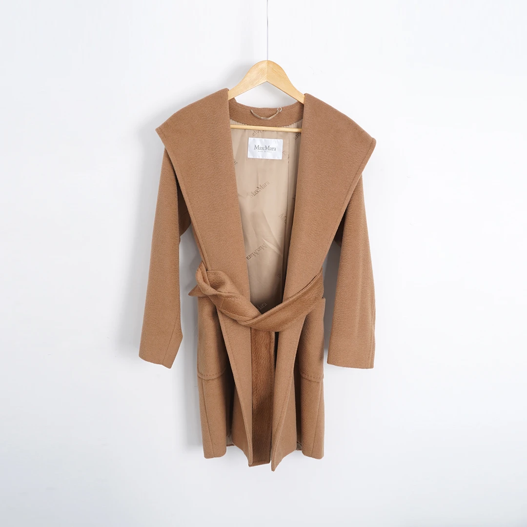 MaxMara/骆驼绒/SC0119/大衣/38码