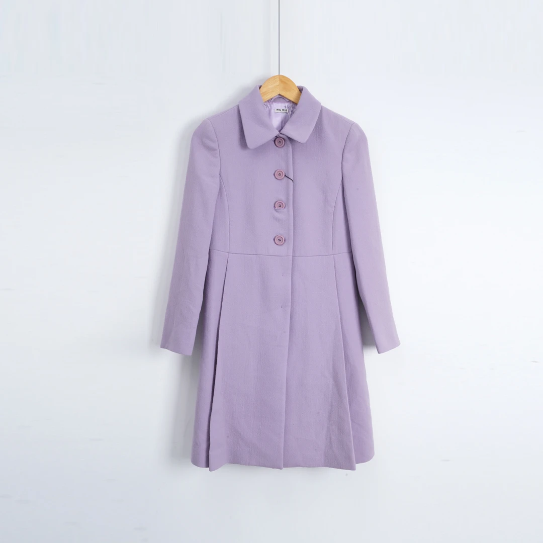 谬谬/羊毛/SC0726/miumiu大衣/40码