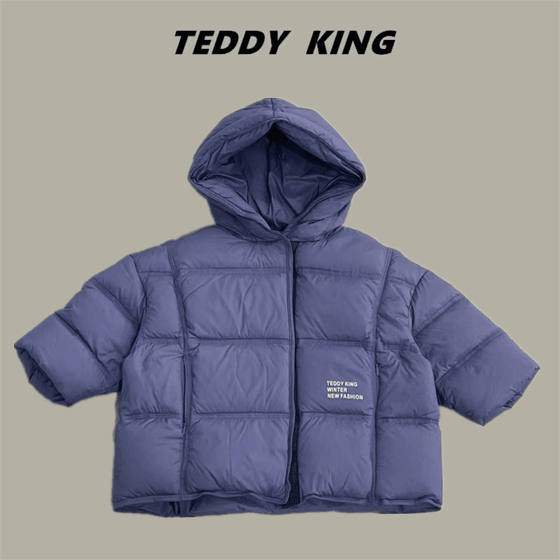 【Teddy King】2024冬 中小童 韩版 新款 连帽字母羽绒服  TXB24746