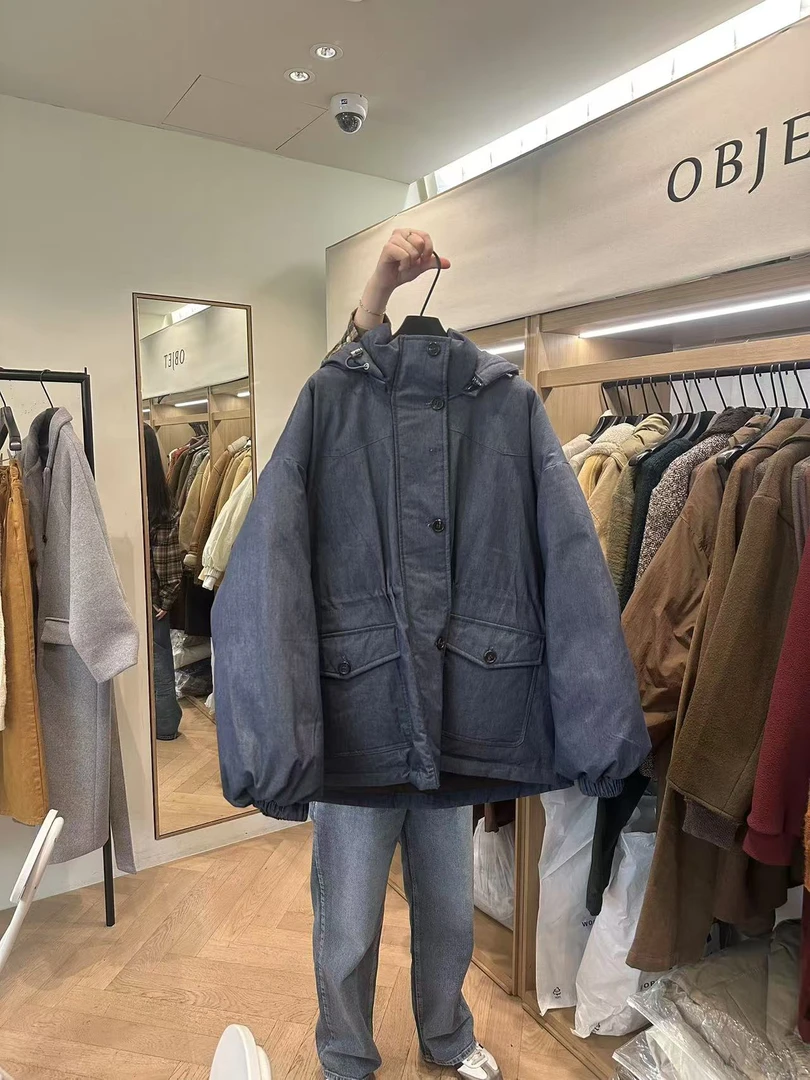 【no退no换】芳芳在韩国 东大门 秋冬入选好品质连帽保暖外套