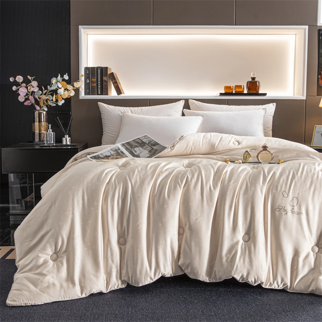 简欧轻奢大豆春秋被