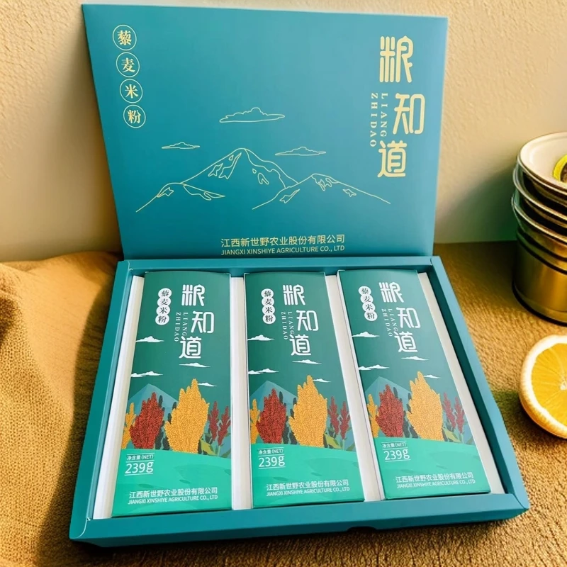 粮知道  藜麦米粉（239g*6袋，礼盒装）低GI  主食心选