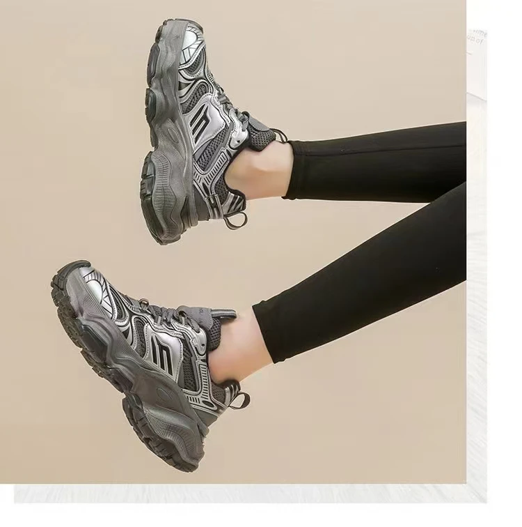 娜娜家 休闲老爹鞋 内里薄绒