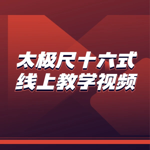 宏伟太极尺十六式线上视频课-LH