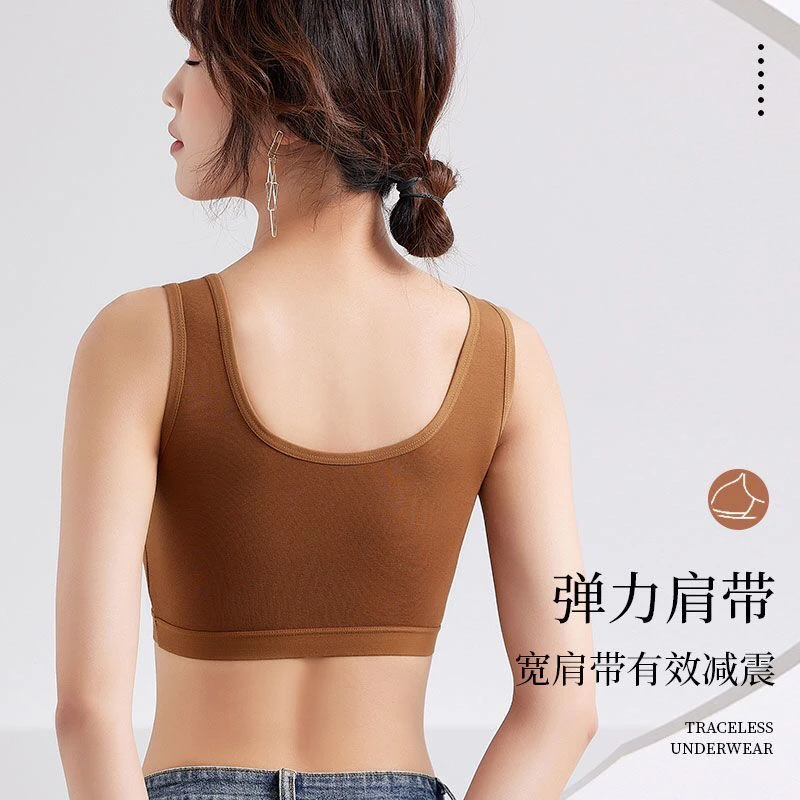 聚拢美背成人内衣抹胸无痕防走光文胸罩托胸舒适无钢圈文胸一体