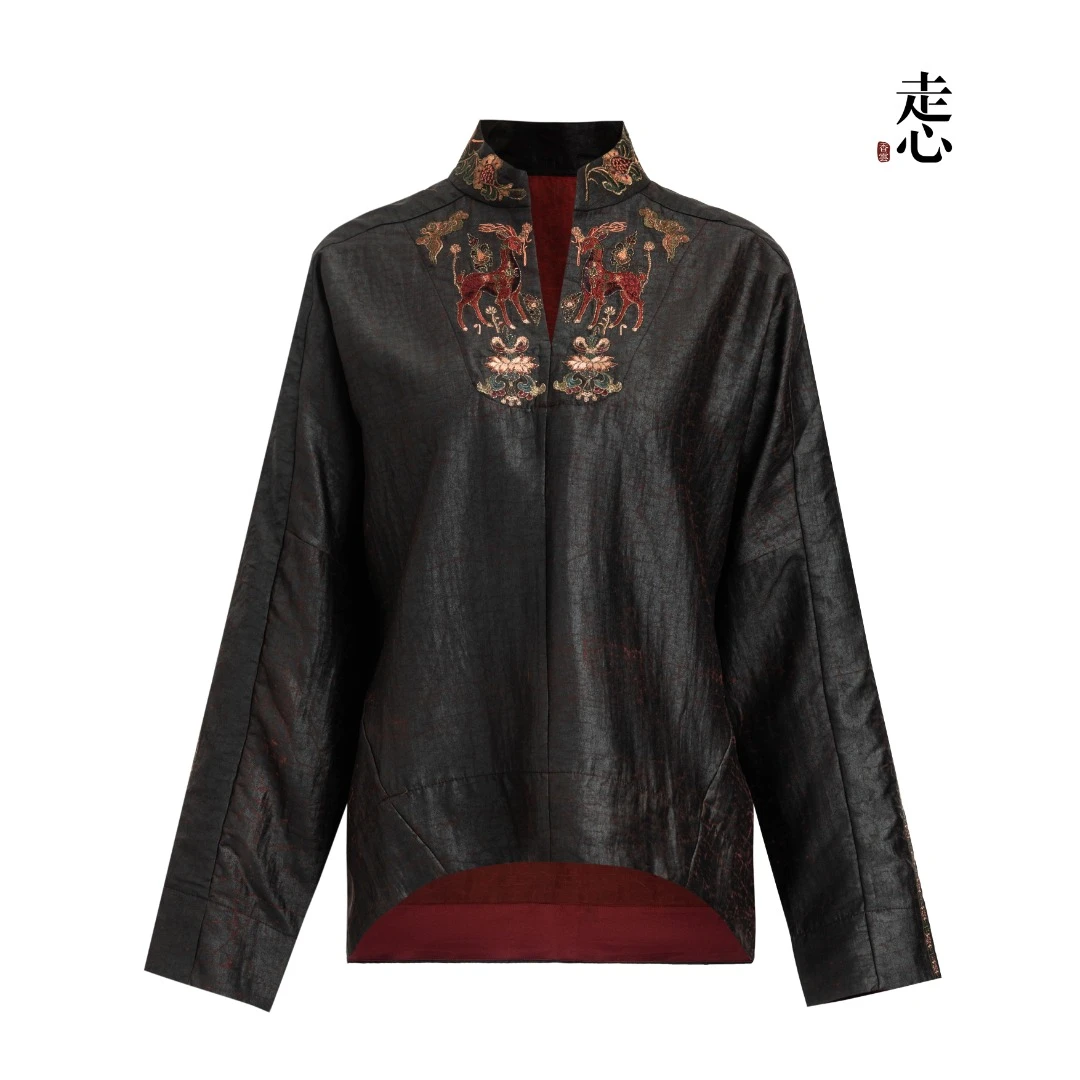 【走心非遗】香云纱套头24Z30402