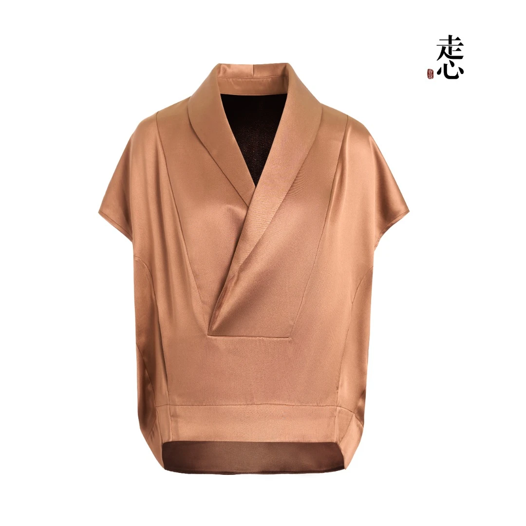 【香云走心】 套头衫24ZY41360008时尚夏季中式时尚气质原创桑蚕丝