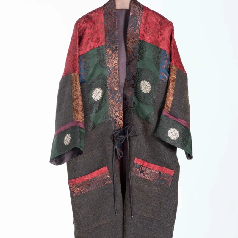 【走心非遗】香云纱 外披22Z03006国风双面中式民族风桑蚕丝休闲