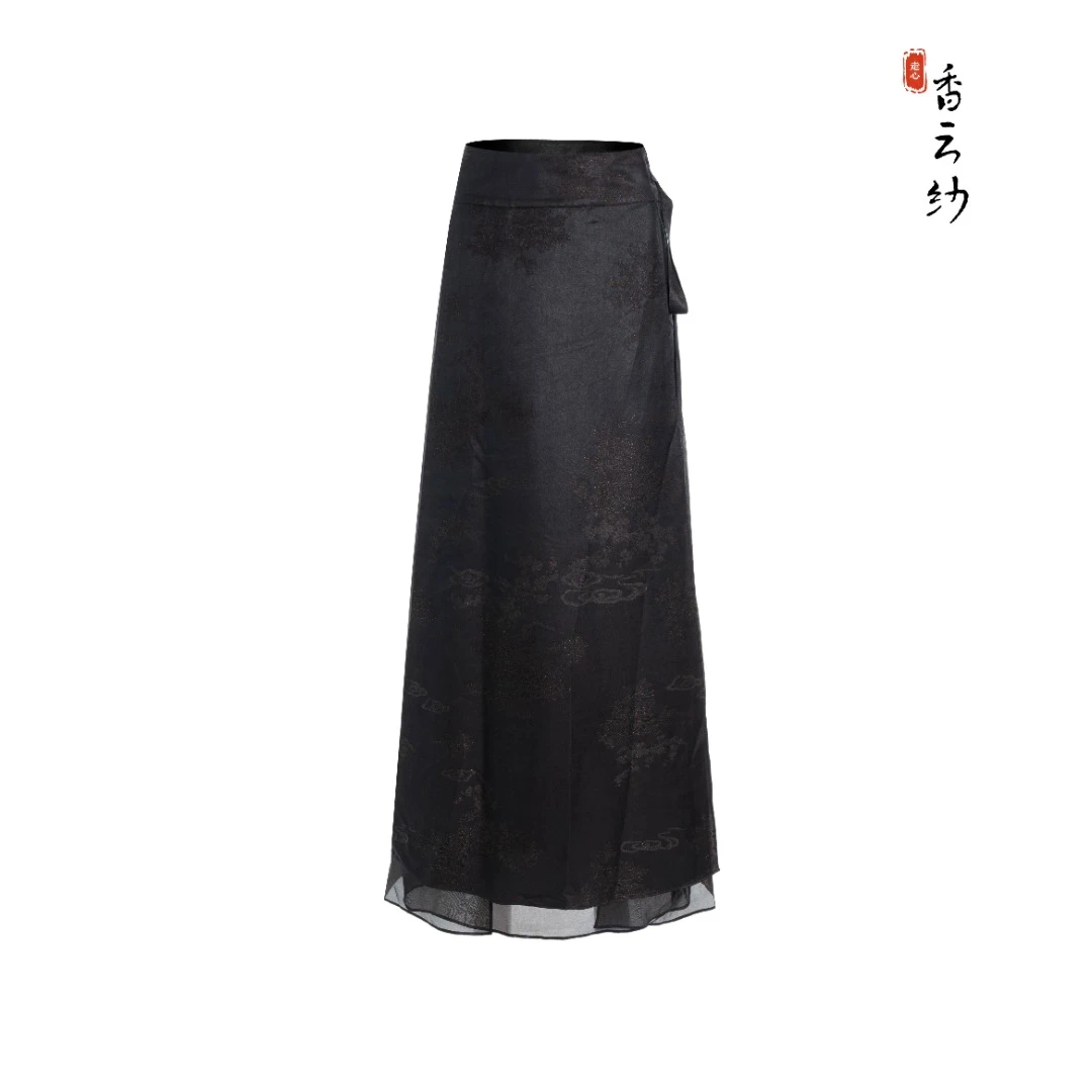 【走心香云纱】24ZY41260077半裙