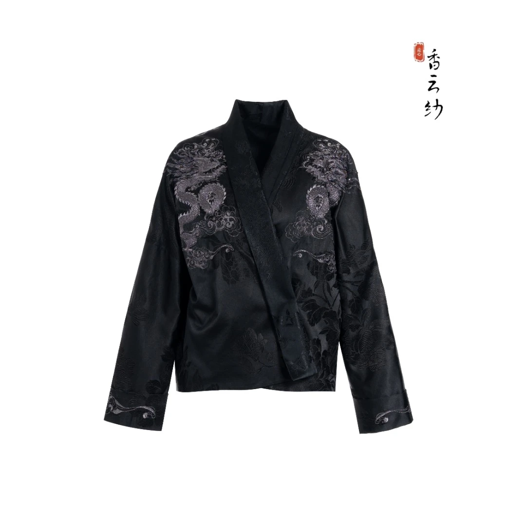 【走心非遗】香云纱上衣女外披24Z06208