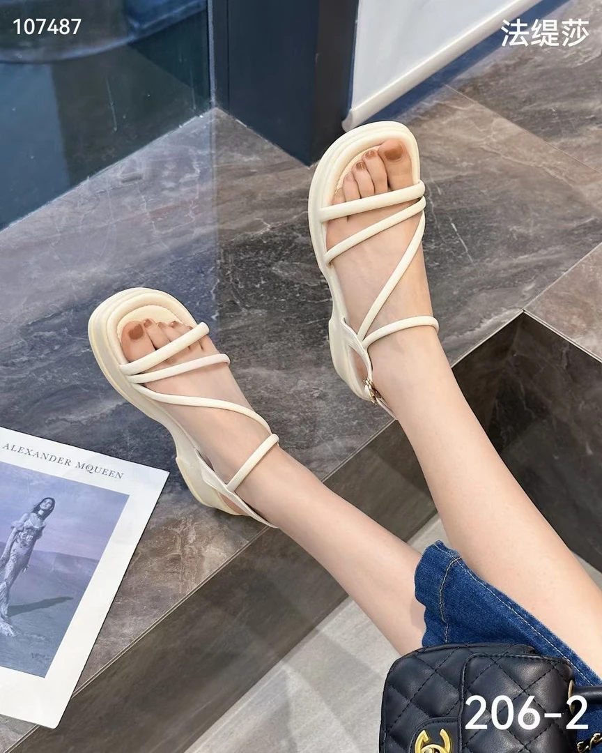 62-12厚底运动沙滩女款夏季新款增高松糕罗马98-1522配裙子A10