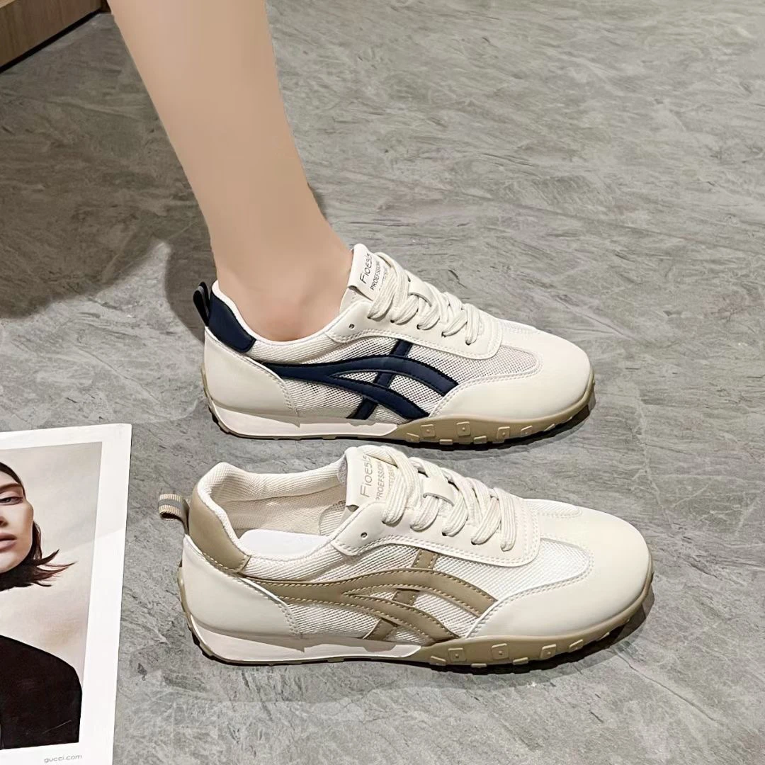 216-1 真皮阿甘鞋女夏季网鞋女透气网面镂空百搭小白鞋软底防滑D1