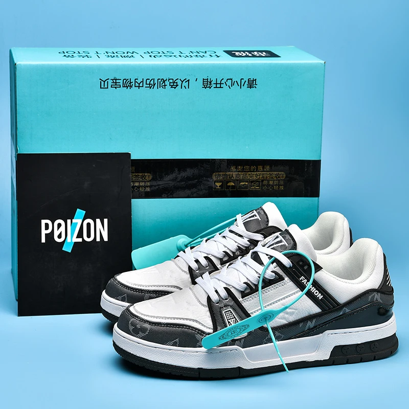 李宁贵人高端轻奢莆田复刻1-LV-1男鞋时尚百搭男士板鞋夏季低帮透