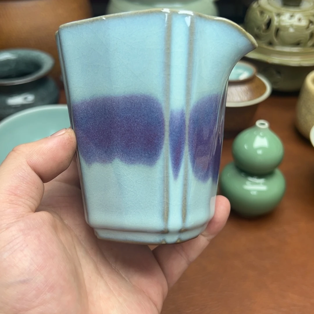 青瓷茶器青茶器青瓷微瑕