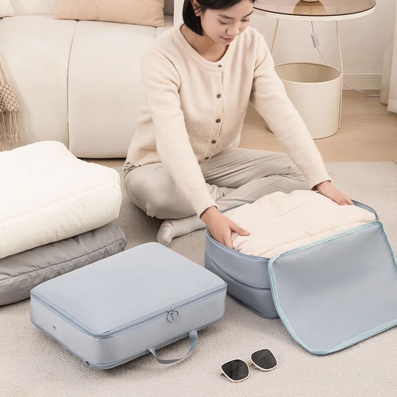 羽绒服收纳袋空调被防潮防发黄收纳袋大容量衣物收纳袋家用衣物袋