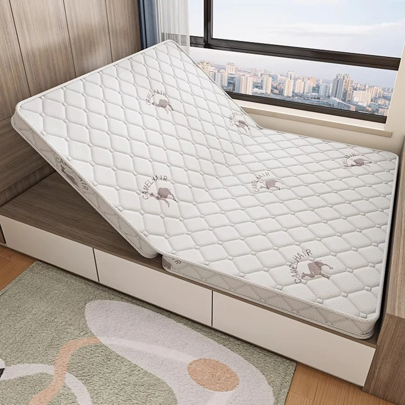 定制异形加厚榻榻米宿舍可折叠羊绒天然椰棕硬垫偏硬棕垫床垫3e