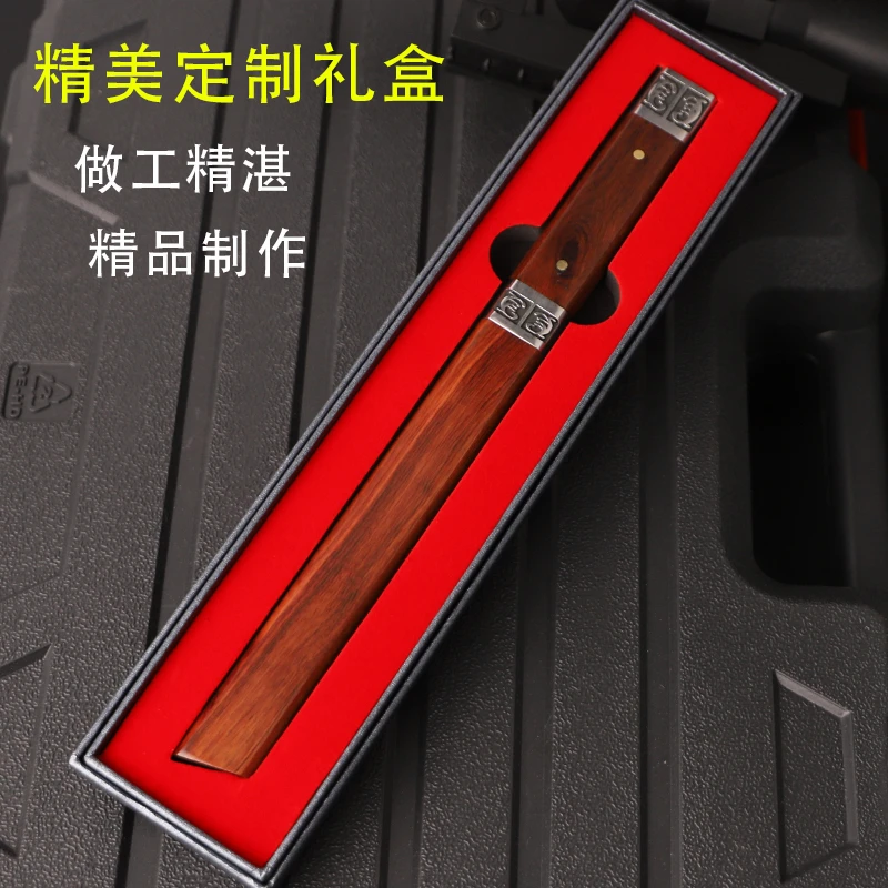 新款酸枝双钢雕花亮光M390一体精致高品质便携把玩野营户外刀