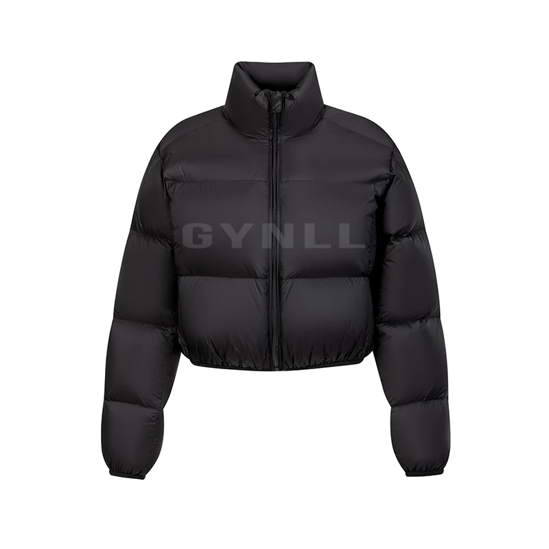 保暖羽绒服肯豆风短款羽绒服时尚简约休闲立领女款秋冬