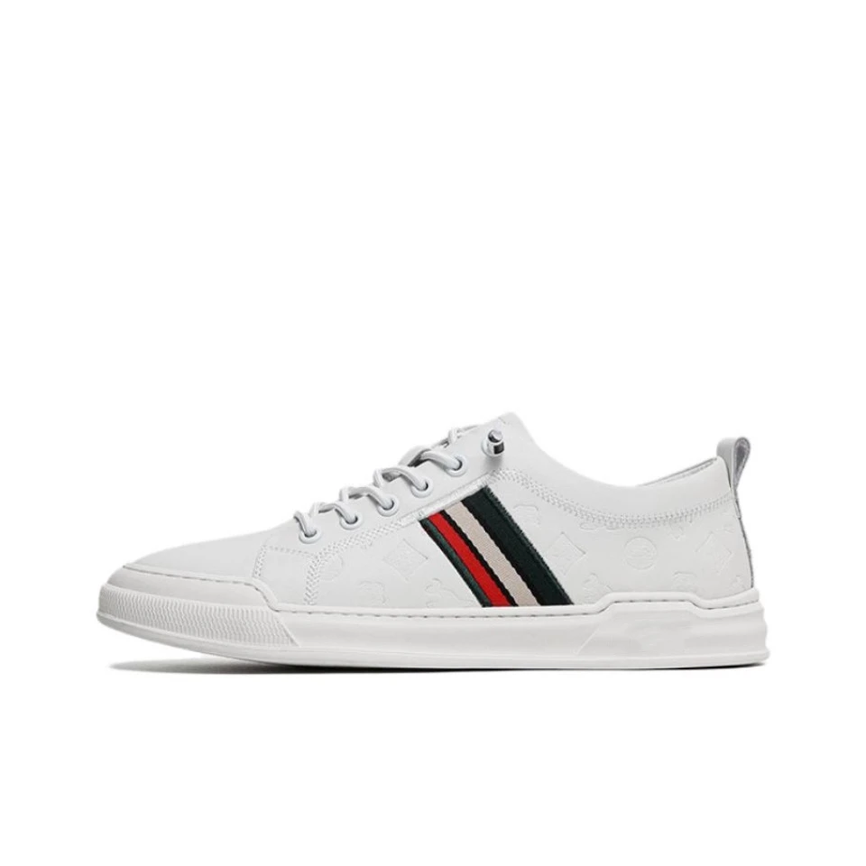 【2192-板】夏季新款透气板鞋百搭舒适时尚休闲小白鞋男士低帮鞋男