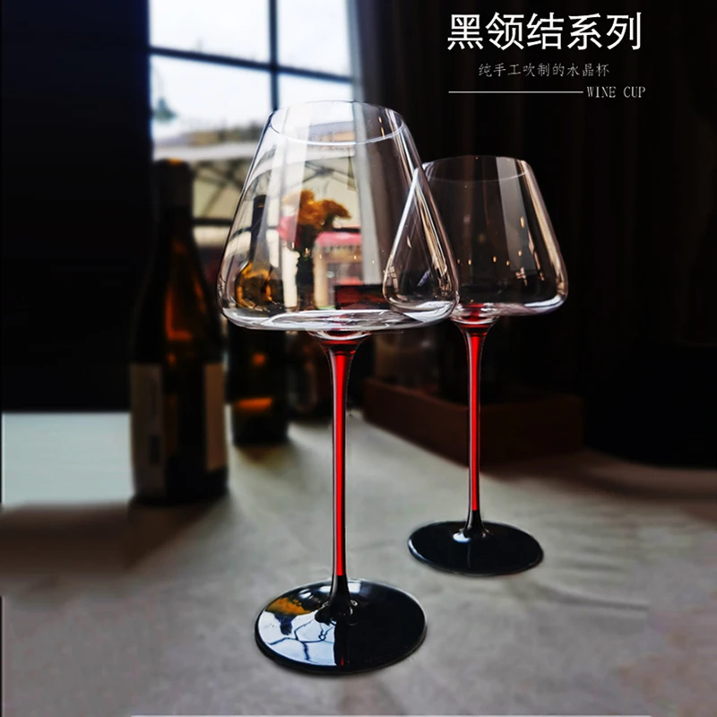 创意家用欧式大肚杯红酒杯勃艮第无铅葡萄酒杯高档高脚杯大号微醺