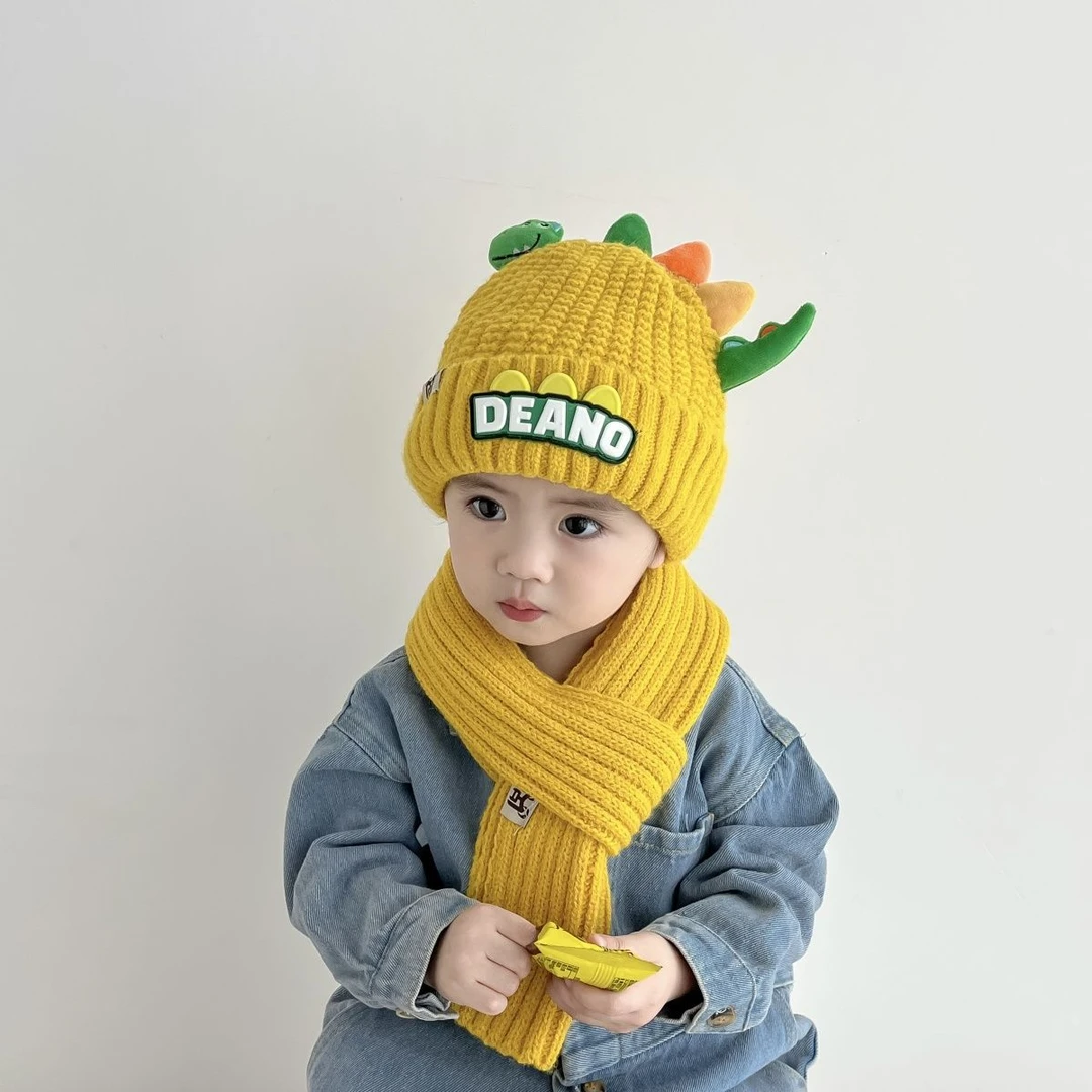 儿童帽子保暖帽秋冬男孩可爱加厚超萌针织毛线帽宝宝女童防风护耳