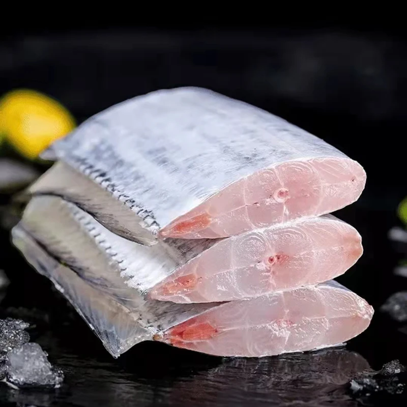 连云港发货 新鲜海捕黄海小眼油带鱼 速冻带鱼段中段 500g/包*7包