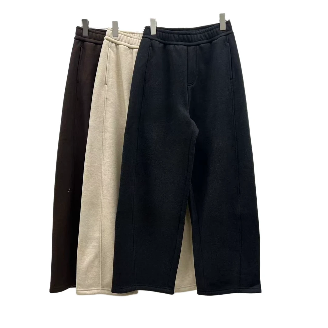 【YLANGENE】24年冬款加绒加厚醋酸羊毛香蕉裤H1992CSXBL