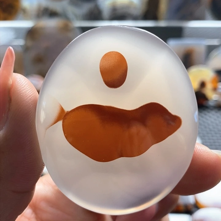 玛瑙/玉髓颈饰未镶嵌青**橙
