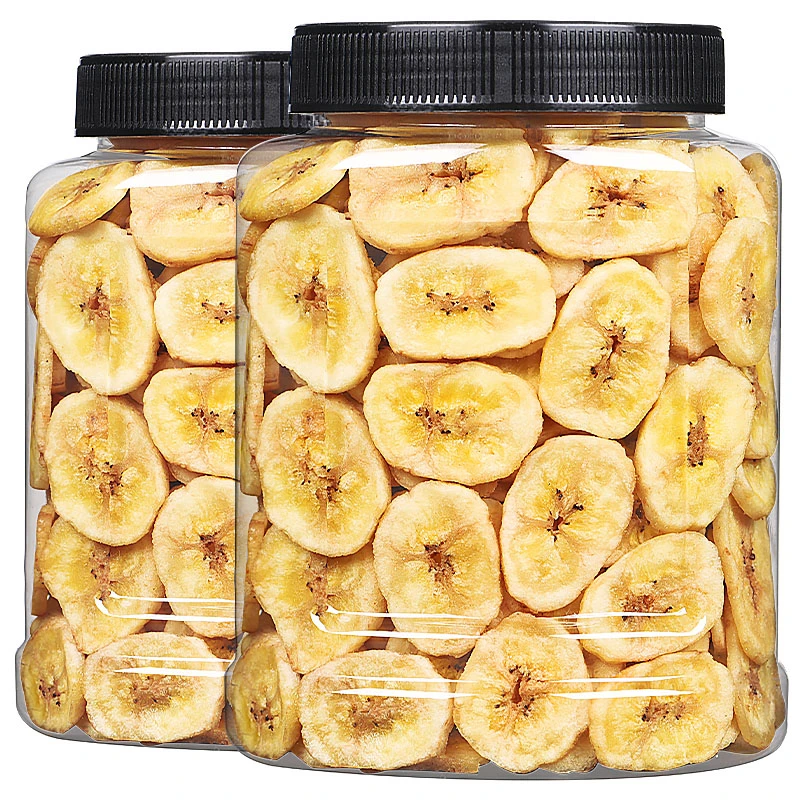 精品非油炸香蕉片500g/罐蜜饯果干休闲追剧儿童办公室零食250g/袋