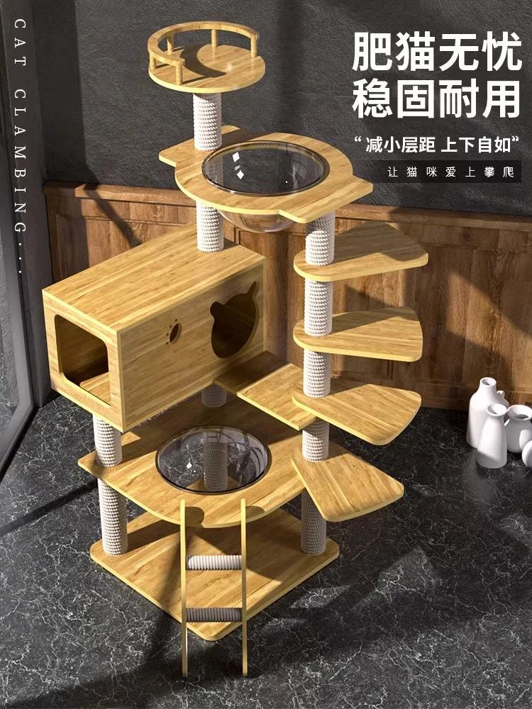 【养宠装备】 爬梯喵-双仓大猫箱猫爬架