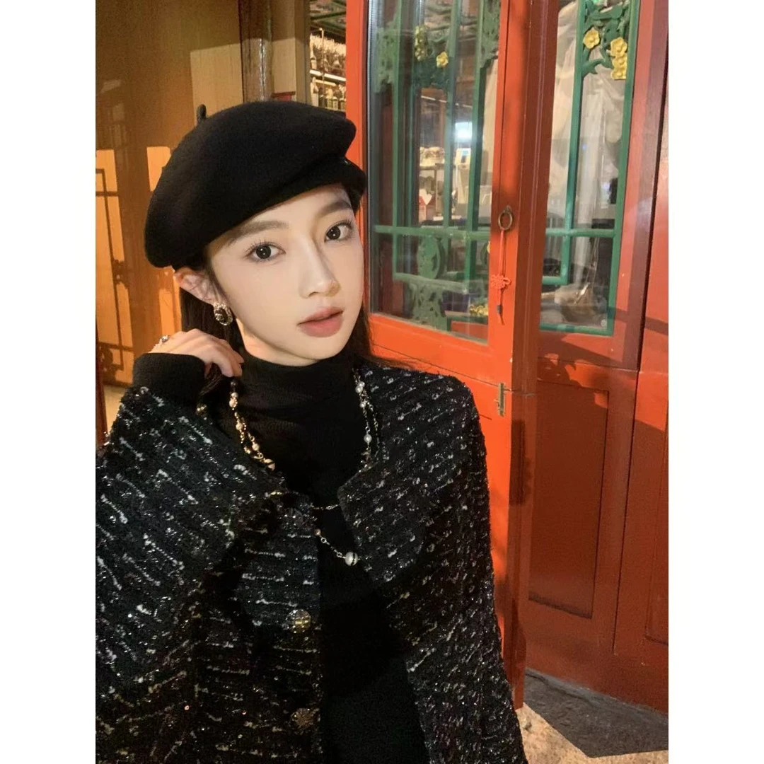 【盒子专享】如梦星辰          亮丝编织小香风外套