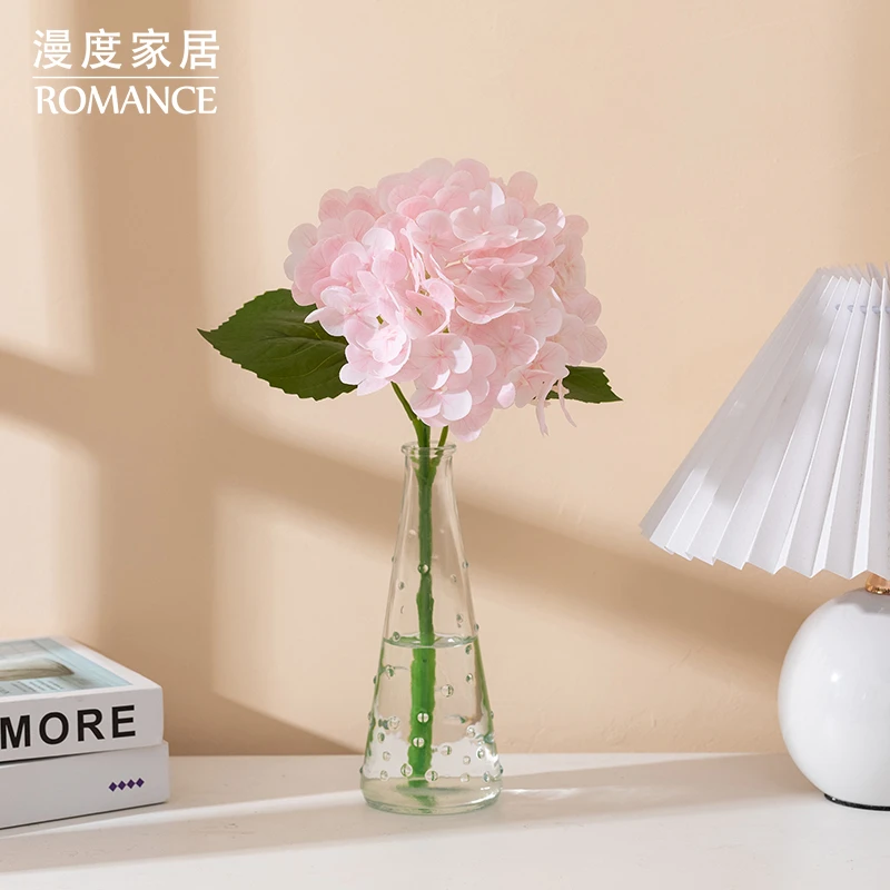 绣球仿真花 绢花轻奢客厅桌面假花餐桌高级感花艺