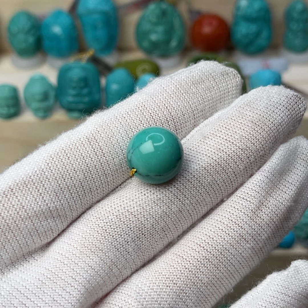 绿松石圆珠未镶嵌