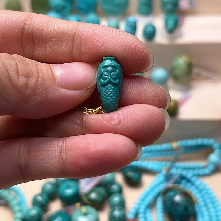 绿松石圆珠未镶嵌