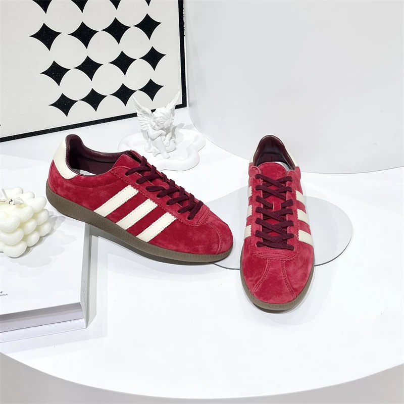 2024年新款潮流三条杠经典复古低帮德训鞋休闲百搭一脚蹬女鞋G319