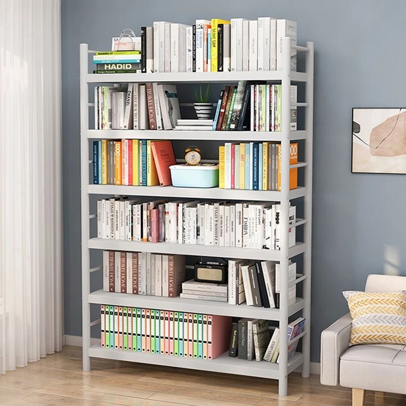 【免费试用】书架落地置物架家用学生书本收纳多层加厚钢制安装简单