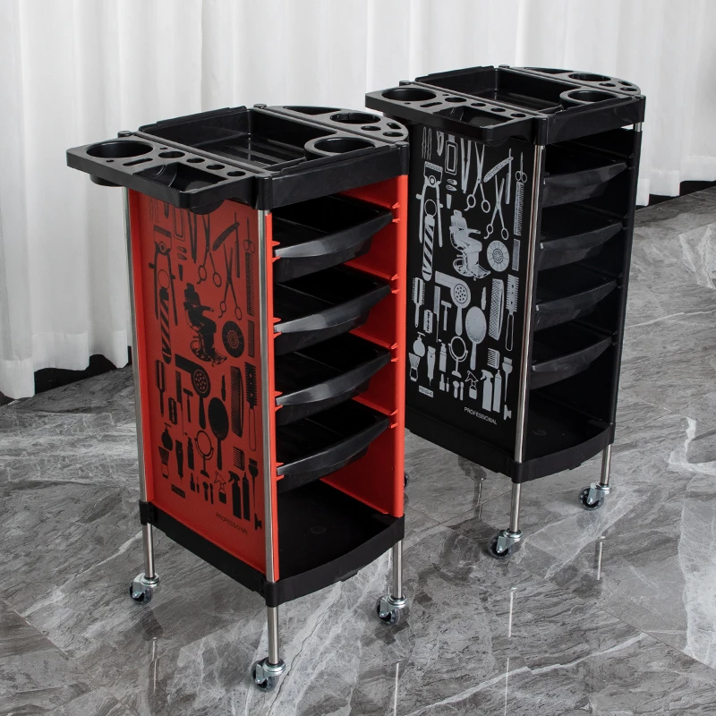 JUSHI/崛仕网红潮店理发店工具车染发烫染推车美发店造型师理发师