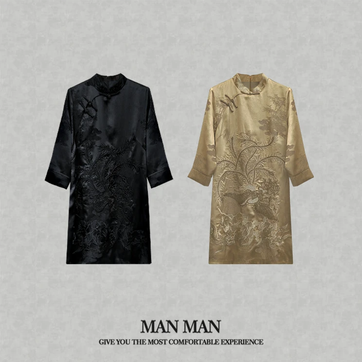 『凤穿牡丹』满满出品-刺绣衫24262重磅气质时尚显瘦