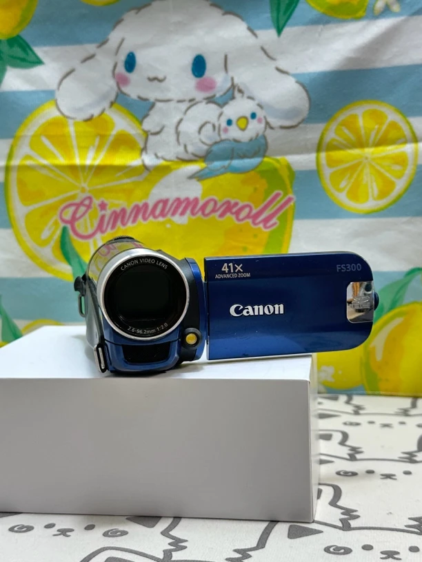 9新 Canon/佳能 FS300 蓝色DV摄像机41倍变焦高性能机器摄影便携