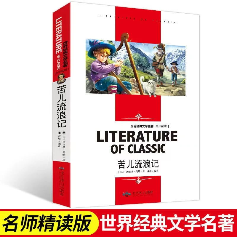 苦儿流浪记原著学生课外阅读写作课外名著小说读物8-9-10-12周岁