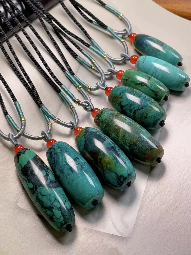 【人工处理】湖北十堰松石桶珠（直播链接）【多样性发货】